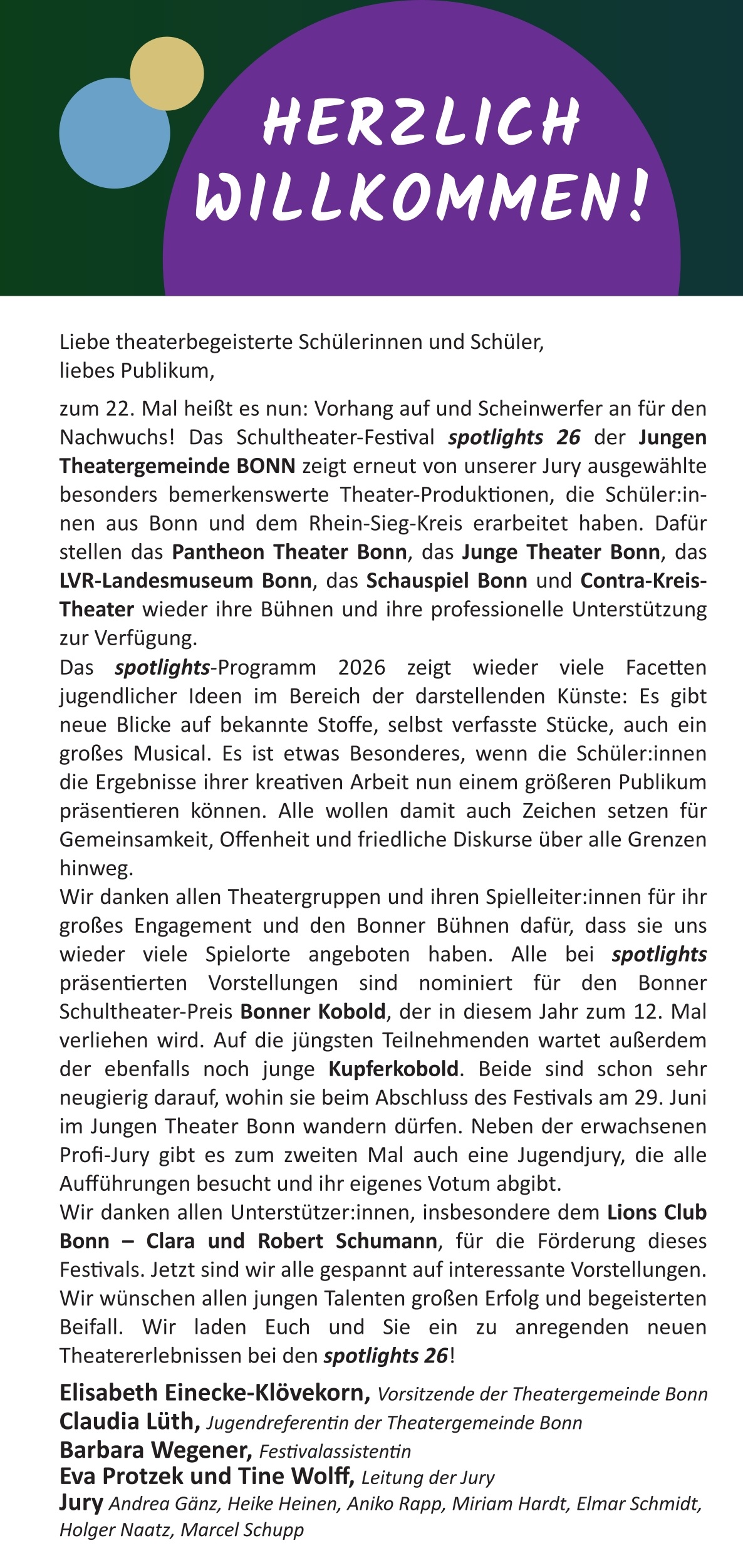 Herzlich Willkommen